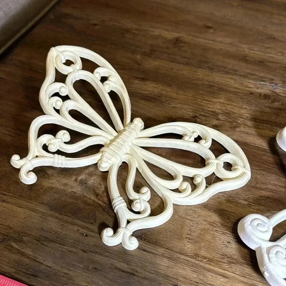 Vintage Home Interior Wall Hanging HomCo Butterflies Home Decorations Accents - Picture 4 of 10